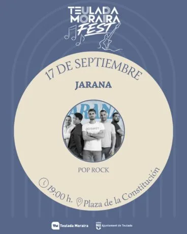 Cartel concierto Jarana – Teulada Moraira Fest