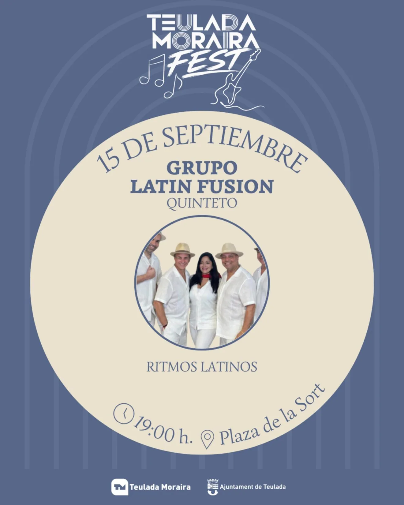 Cartel del concierto de Grupo Latin Fusion
