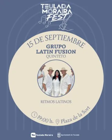 Cartel del concierto de Grupo Latin Fusion