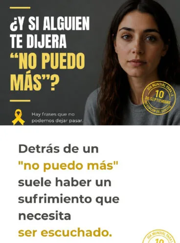 Cartel del Día Mundial para la Prevención del Suicidio