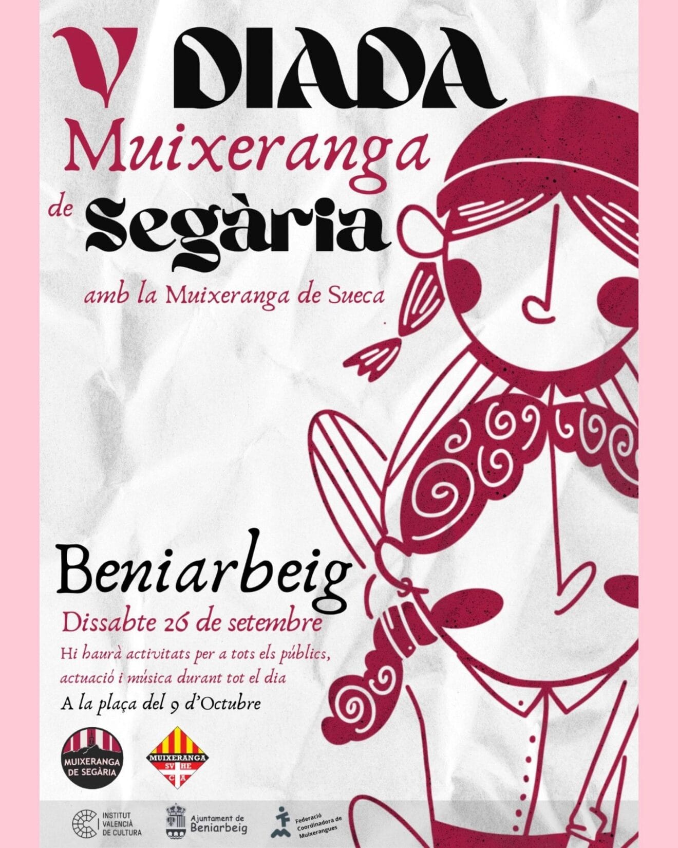 Cartel de la V Diada Muixeranguera de Segària