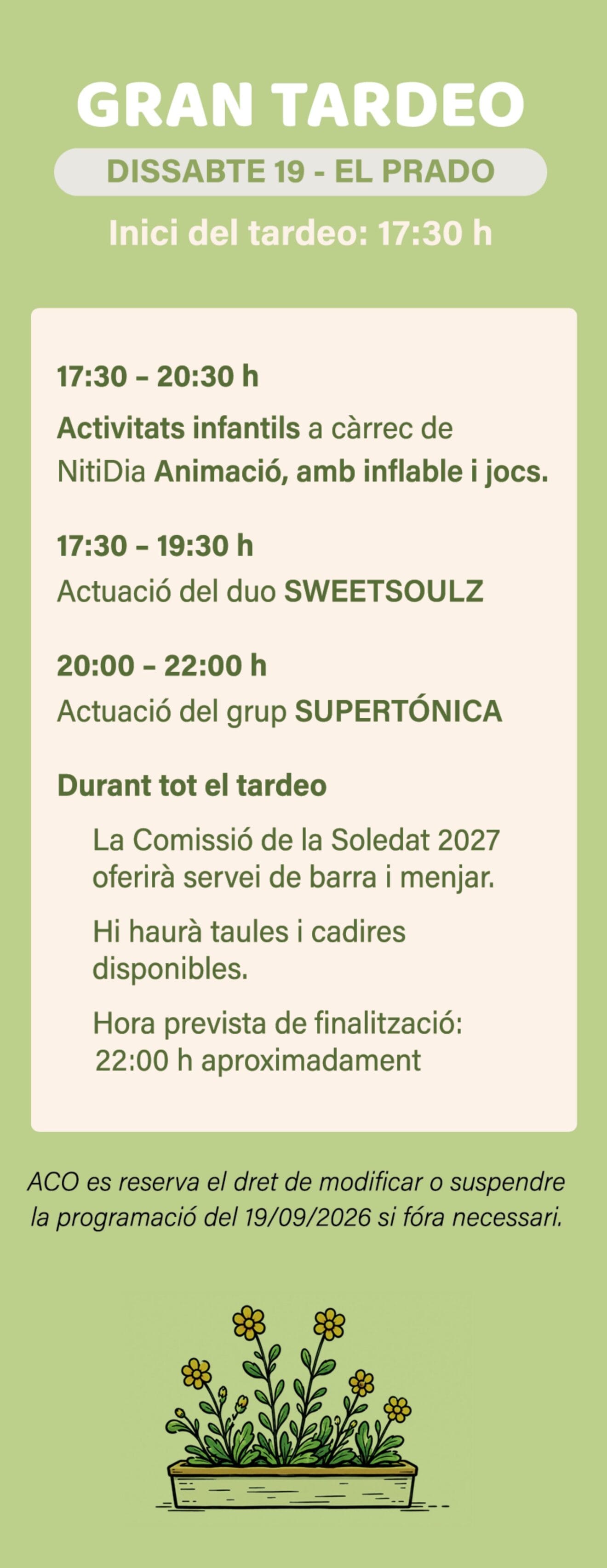 Cartel del Gran Tardeo de Ondara