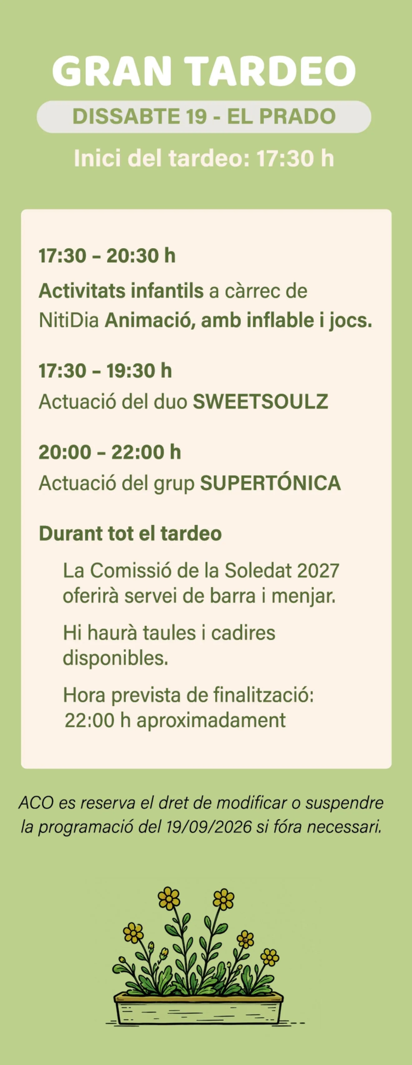 Cartel del Gran Tardeo de Ondara