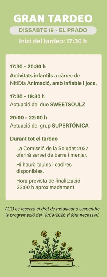 Cartel del Gran Tardeo de Ondara