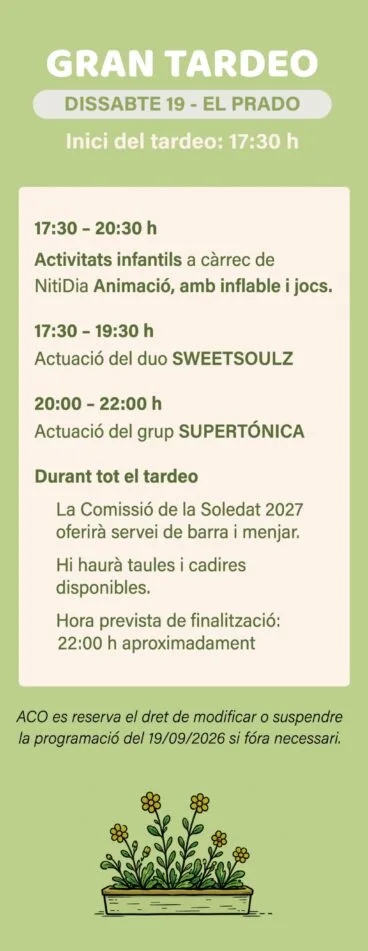 Cartel del Gran Tardeo de Ondara