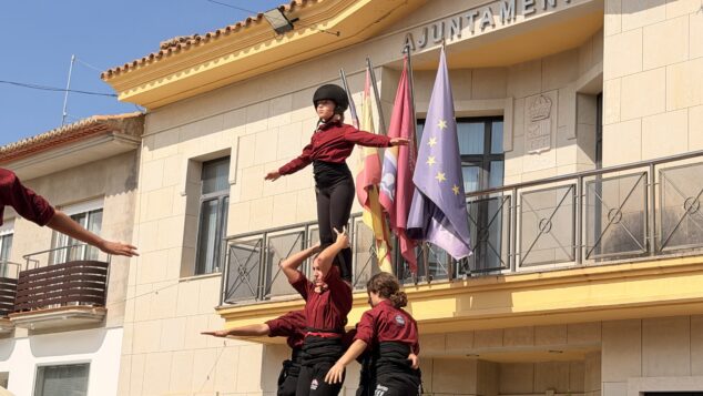 celebracion del quinto aniversario de la muixeranga de segaria en beniarbeig 2