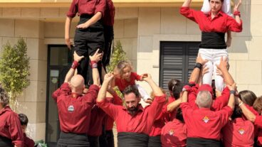 Celebración del quinto aniversario de la Muixeranga de Segària en Beniarbeig (25)