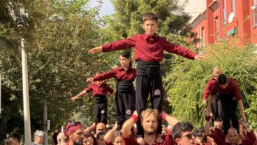 Celebración del quinto aniversario de la Muixeranga de Segària en Beniarbeig (46)