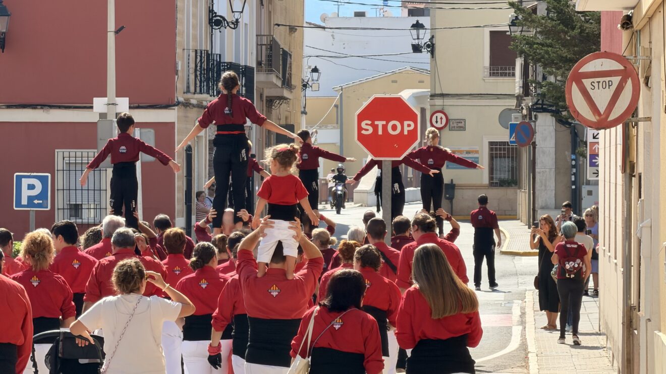 Celebración del quinto aniversario de la Muixeranga de Segària en Beniarbeig (70)