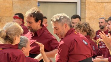 Celebración del quinto aniversario de la Muixeranga de Segària en Beniarbeig (77)