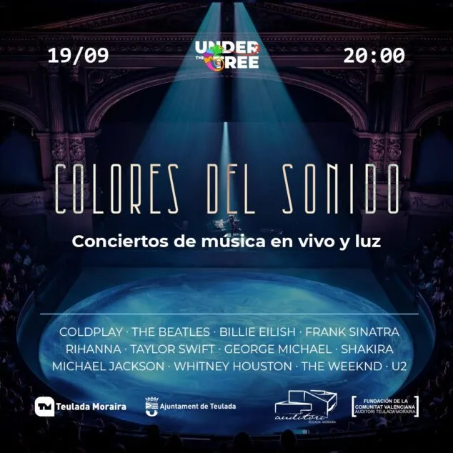 Dos conciertos inmersivos convierten la música en luz y color 2 Imagen: Colores del Sonido