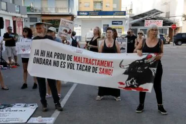 Concentración antitaurina de ‘Ondara sin crueldad animal’