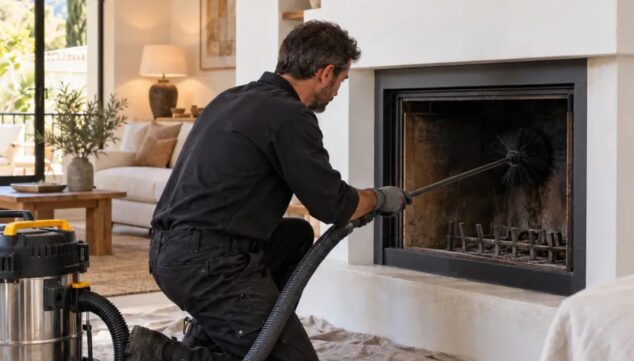 Los 5 errores que acortan la vida de tu chimenea (y cómo evitarlos) 11 Imagen: El mantenimiento debe realizarse por técnicos cualificados