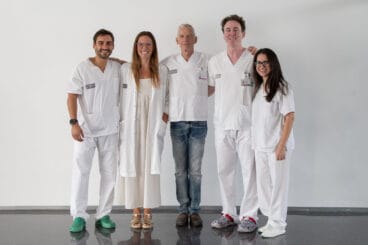equipo de la unidad de dolor agudo del hospital universitario de denia