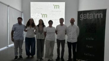 Equipo y colaboradores en la inauguración del primer Gata’m Fest