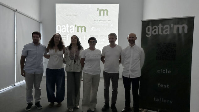 Imagen: Equipo y colaboradores en la inauguración del primer Gata'm Fest
