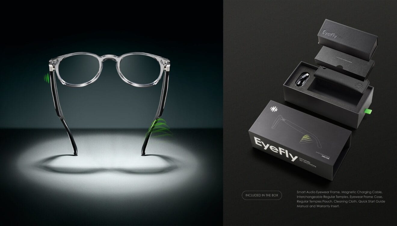 Gafas inteligentes audio con tecnología open-ear