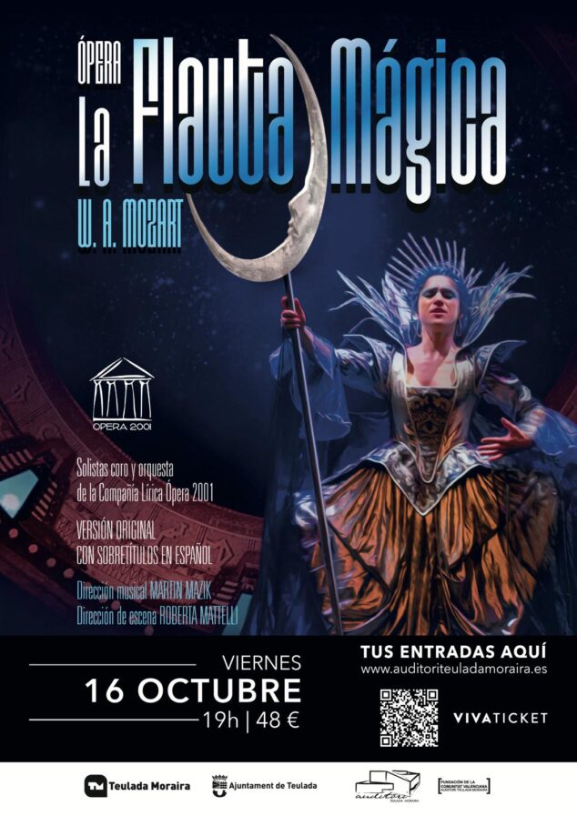 Octubre llena Teulada y Moraira de ópera, musicales y humor 12 Imagen: La Flauta Mágica