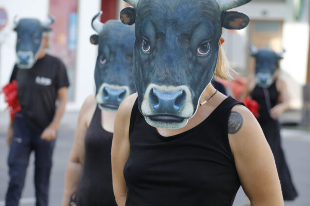 Imagen: Manifestación antitaurina en Ondara