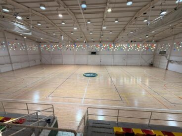 Interior del renovado Pavelló Ifac de Calp