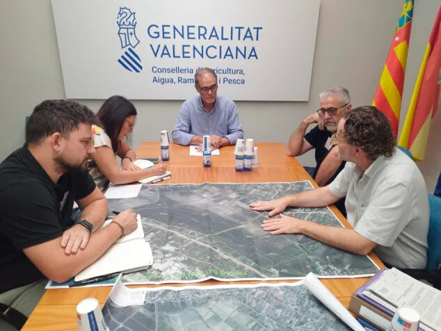 pego se reune con el secretario autonomico de agricultura ganaderia y pesca de la generalitat valenciana vicente tejero