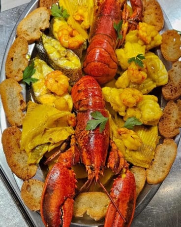 Pescados y mariscos de temporada