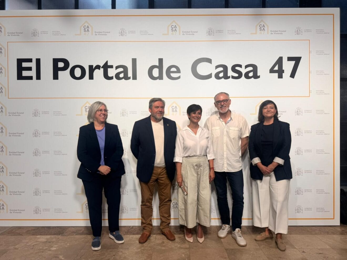 Presentación del portal de vivienda asequible Casa 47 en Madrid