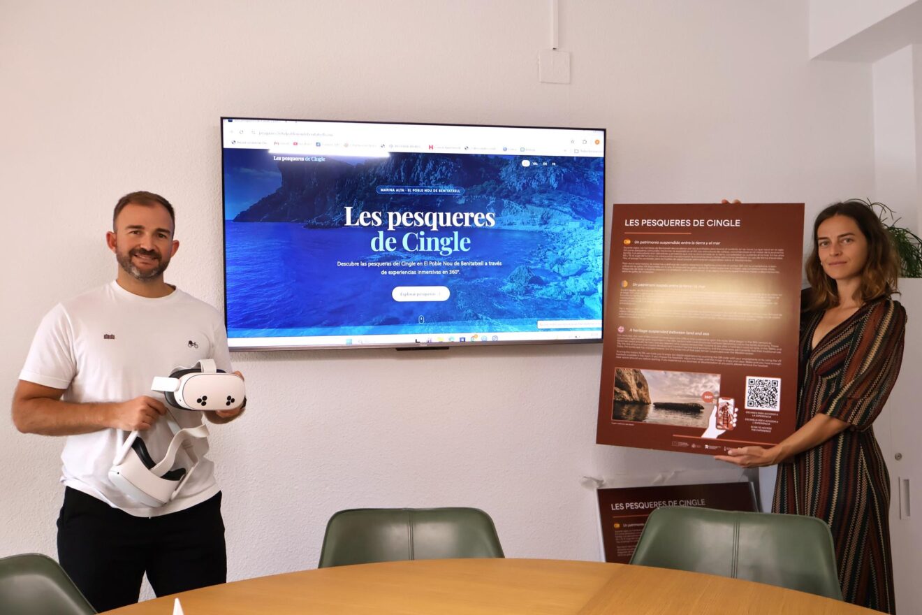 Presentación del proyecto inmersivo 'Les Pesqueres de Cingle' de Benitatxell