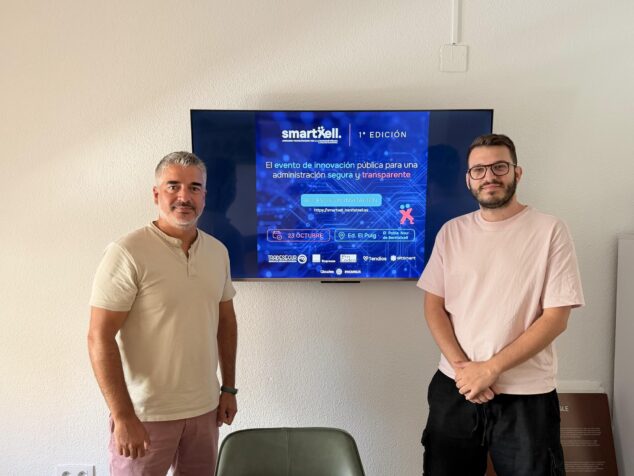 Imagen: Javi Cabrera y Aarón Pastor presentando el evento SmartXell