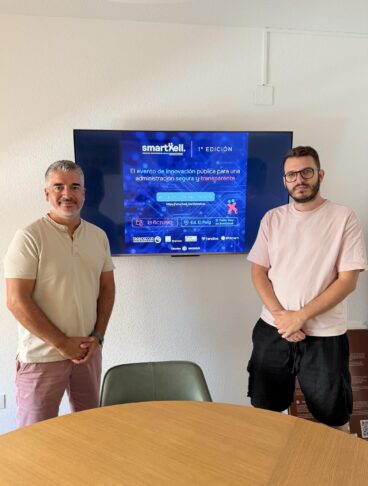 Los organizadores del encuentro tecnológico SmartXell en Benitatxell