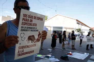 Protesta antitaurina de Ondara sin crueldad animal