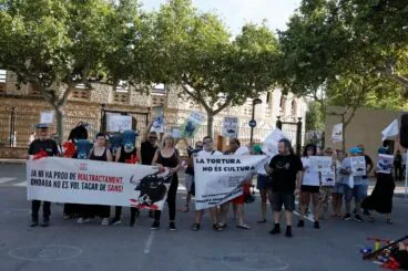 Concentración antitaurina de ‘Ondara sense crueltat animal’