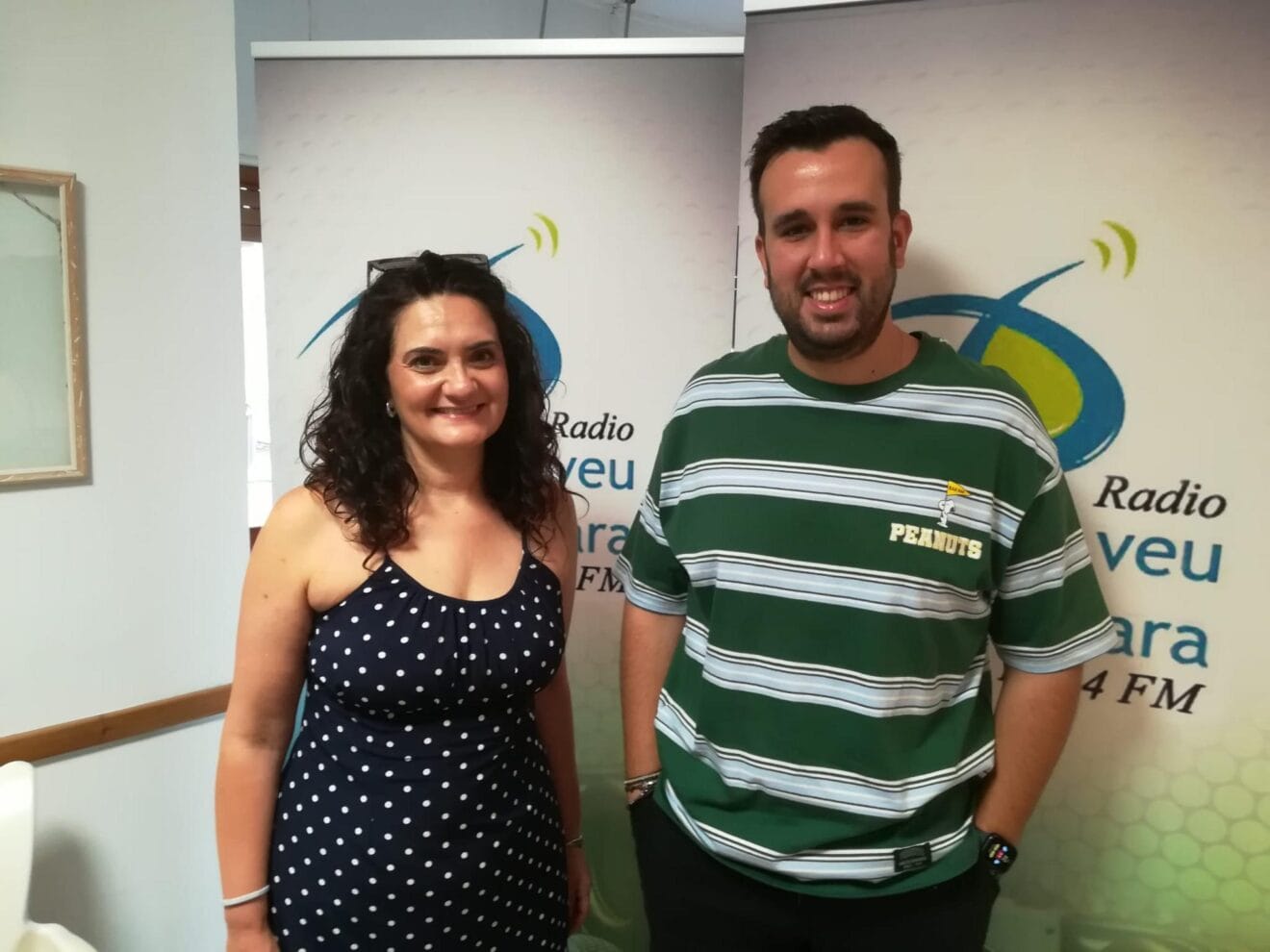 Rosana Marí y Pedro Gil del Ayuntamiento de Ondara
