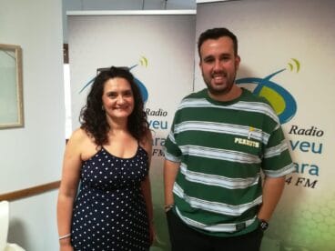 Rosana Marí y Pedro Gil del Ayuntamiento de Ondara