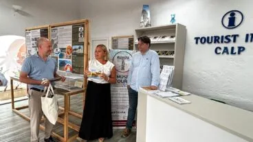Sala de la Exposición de Turismo en Calp