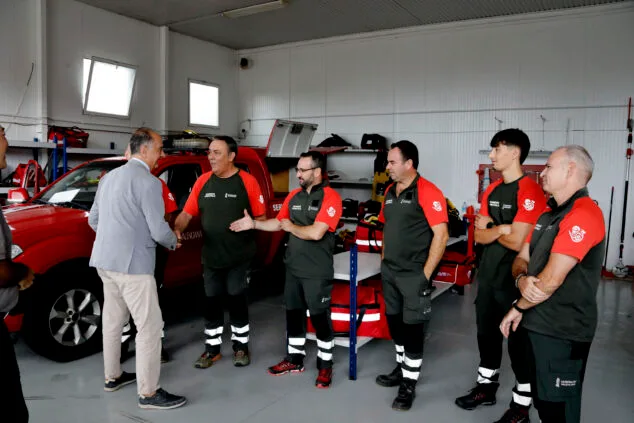 De la nueva Policía Local a la peligrosa salida de los Bomberos Forestales: Pego reclama mejoras al conseller 8 visita del conseller de emergencias e interior a pego 4