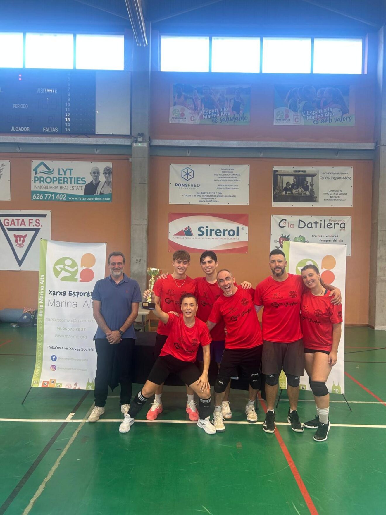 Vòlei Gata, campeones del torneo