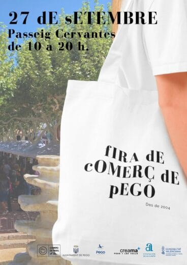 Cartel de la cuarta Fira del Comerç en Pego