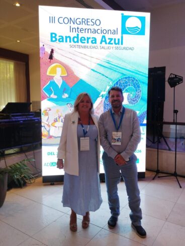 Ana Sala y Pere Moll en el III Congreso Internacional Bandera Azul