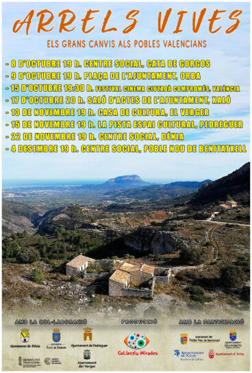 Calendario de presentaciones de ‘Arrels Vives’