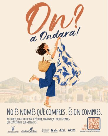 Cartel promocional de la campaña «On? A Ondara!»