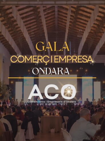 Cartel de la III Gala del Comercio y Empresa de Ondara