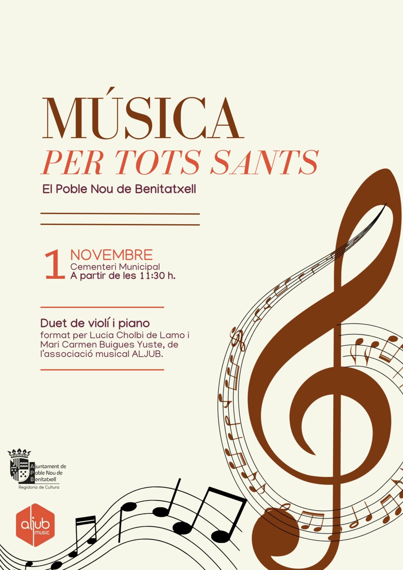 Cartel "Música per Tots Sants"
