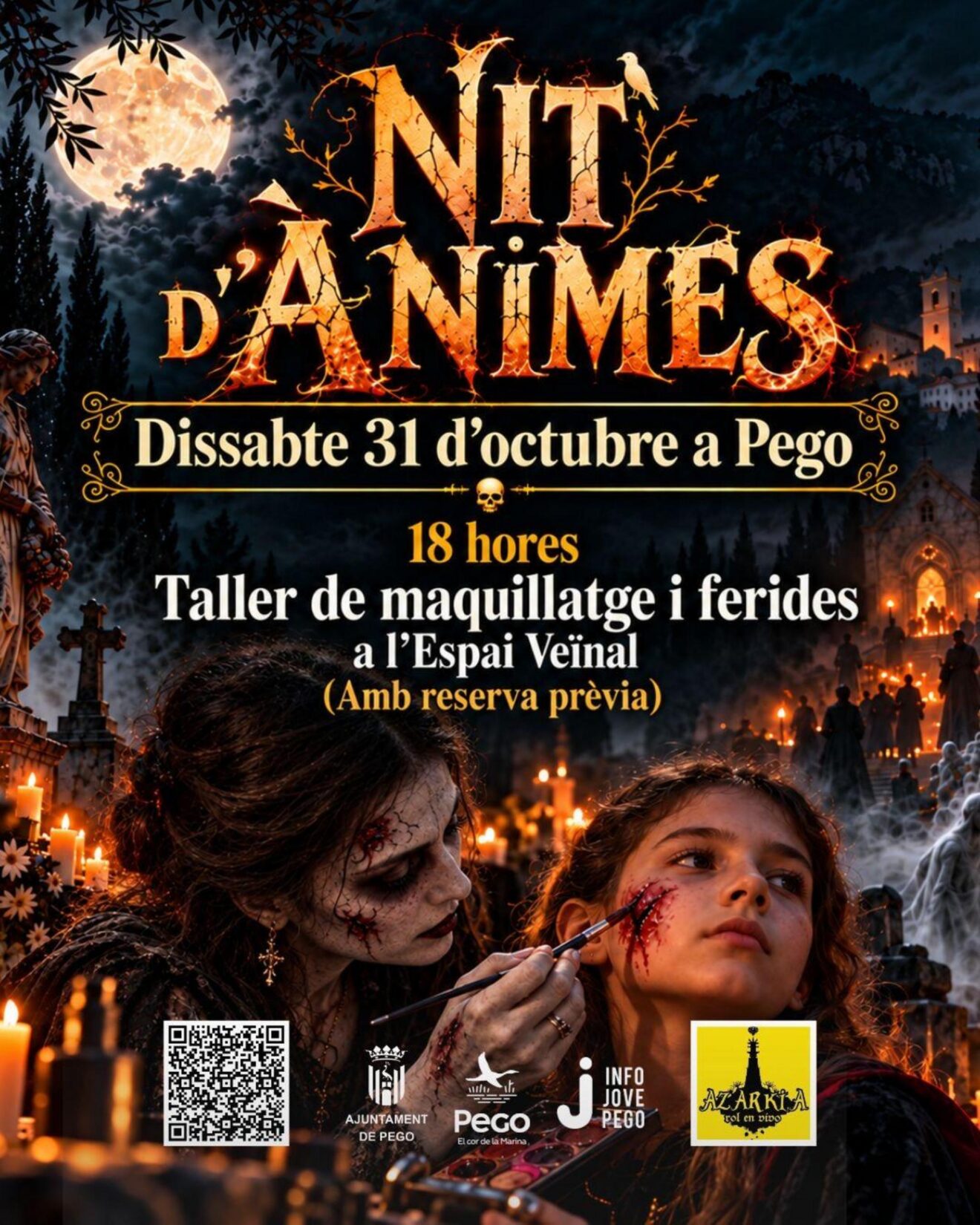 Cartel Nit d'Ànimes Pego