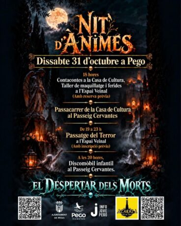 Cartell de la Nit d’Ànimes a Pego