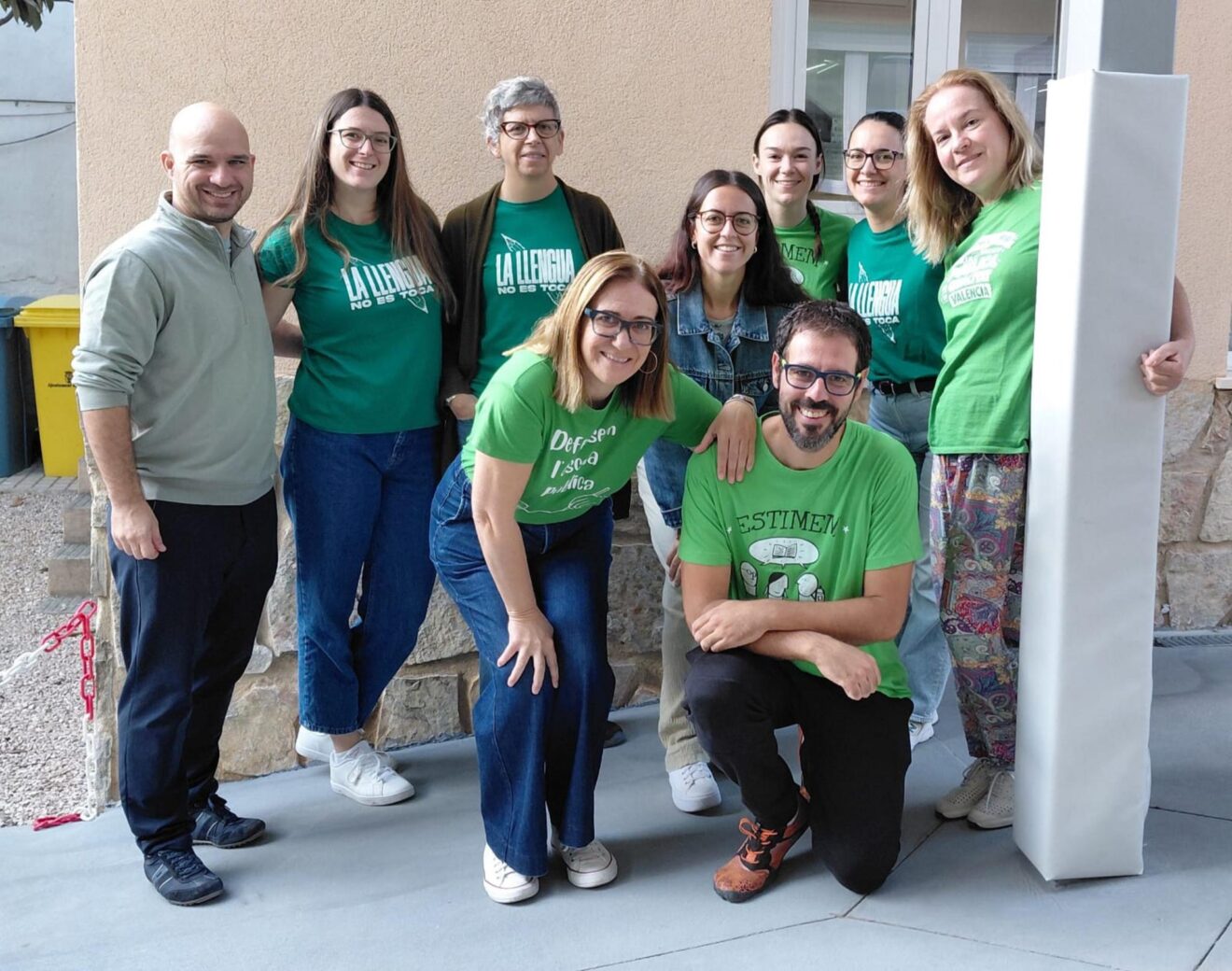 Docentes del CEIP Pare Pere de Jesús Pobre en la Marina Alta