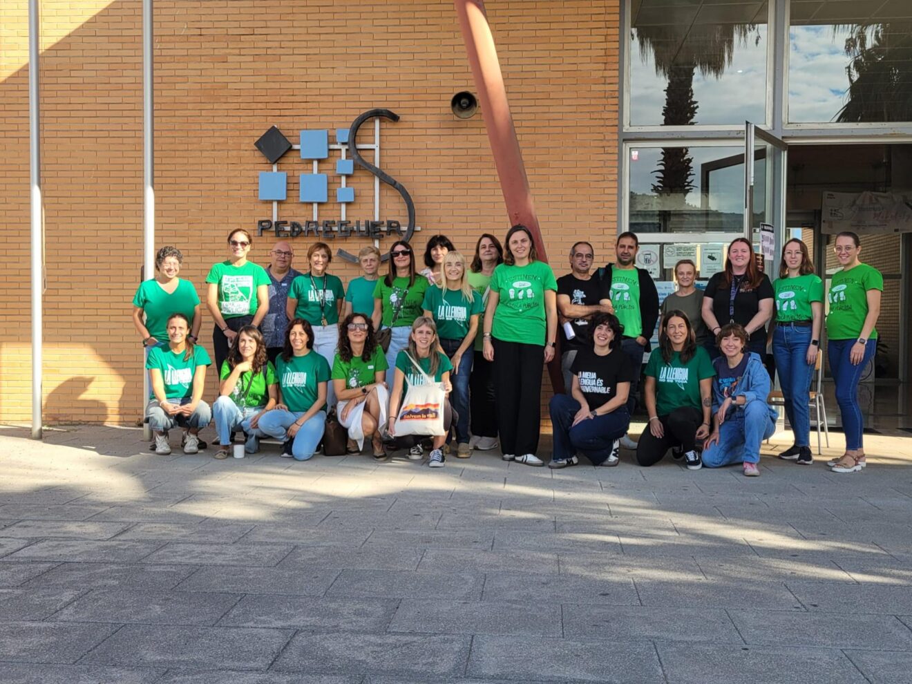 Concentración del profesorado del IES Pedreguer