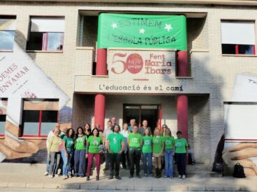 Concentración de profesorado en el IES Maria Ibars