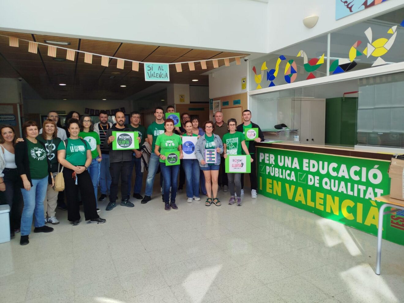Concentración del profesorado en el IES Matemàtic Vicent Caselles Costa de Gata