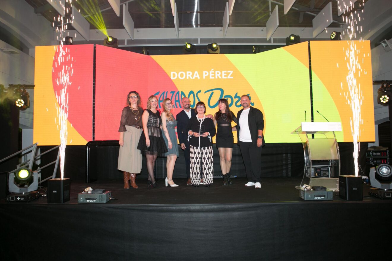 Dora Pérez en la III Gala del Comercio de Ondara